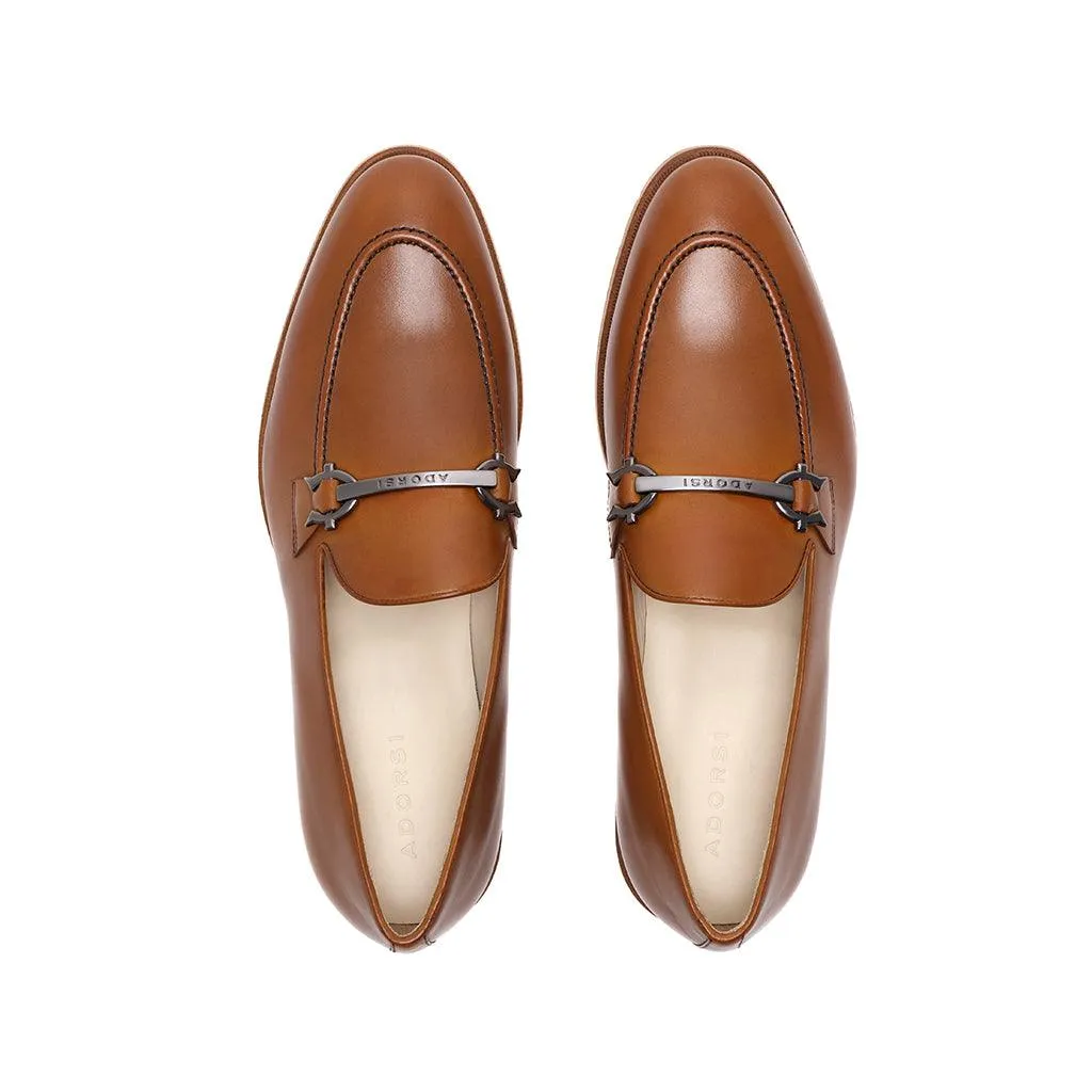 Sole Safe Cognac Calf Horsebit Loafer