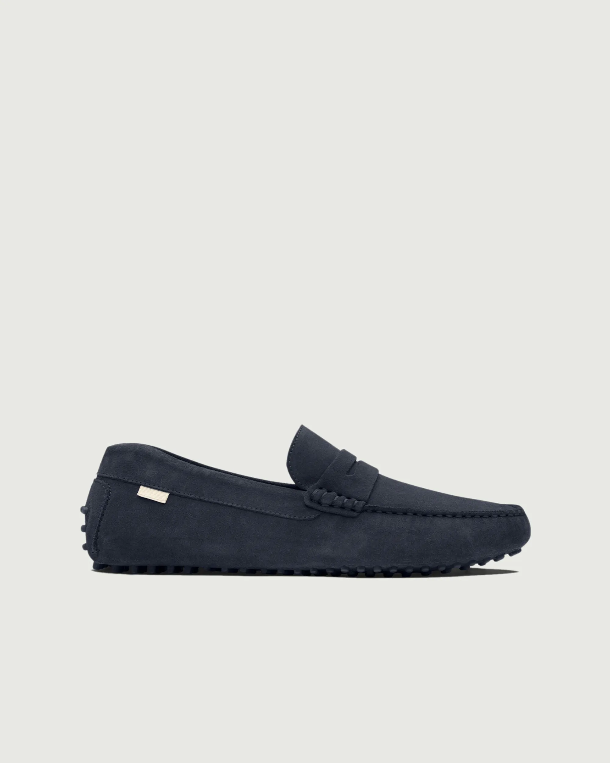 Light Stride Everyday Comfort Leather Driver | Navy