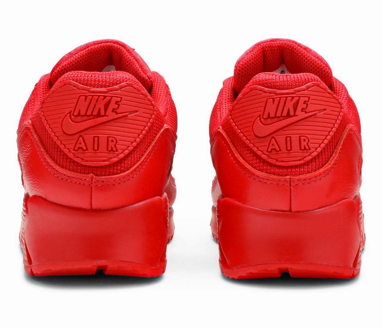 Men's Nike Air Max 90 (Triple Red) responsive - midsole - feature shoes