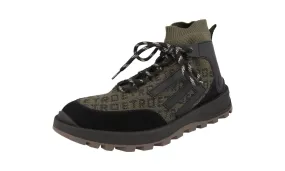 Etro Men's Green Sock High-Top Sneaker 12128 Dynamic Lateral Support