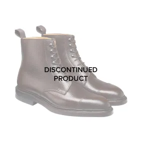 Coniston 2 Dark Brown Hatch Grain Cordovan Work Hour Fit Sharp Trim