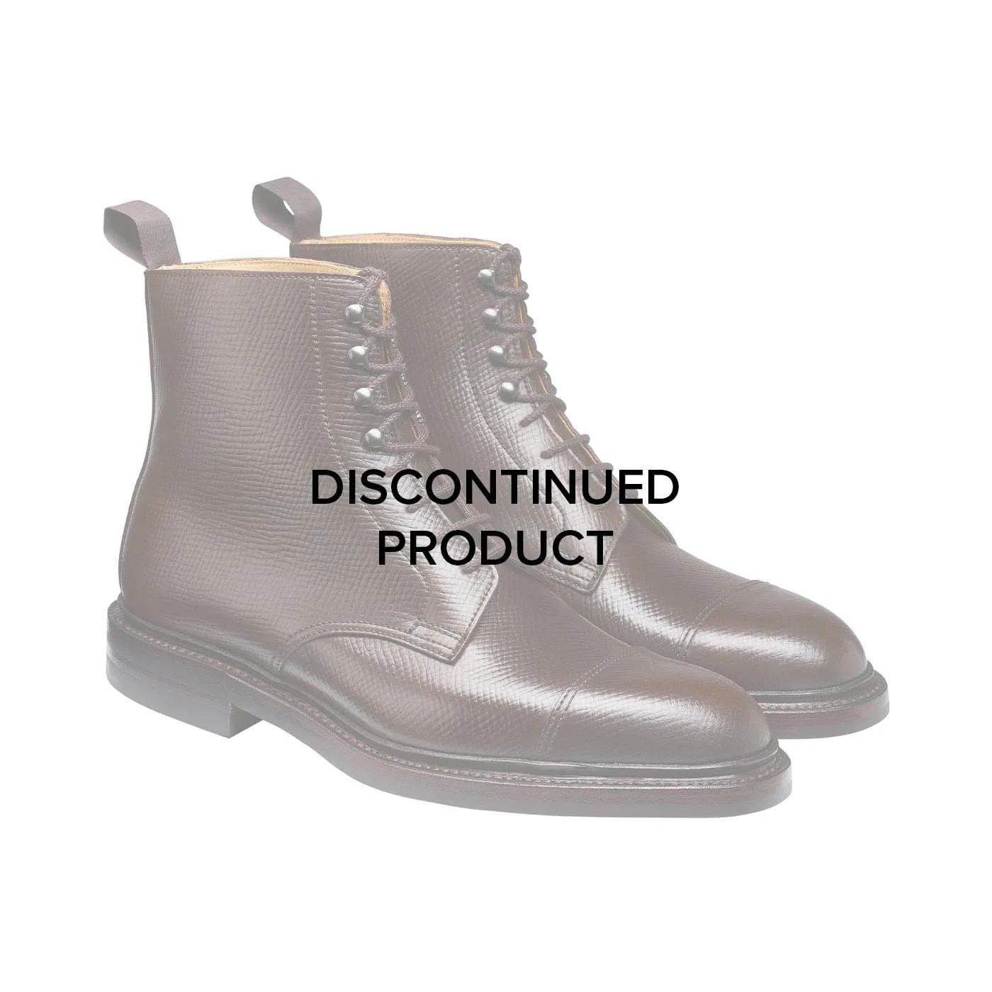 Coniston 2 Dark Brown Hatch Grain Cordovan Work Hour Fit Sharp Trim