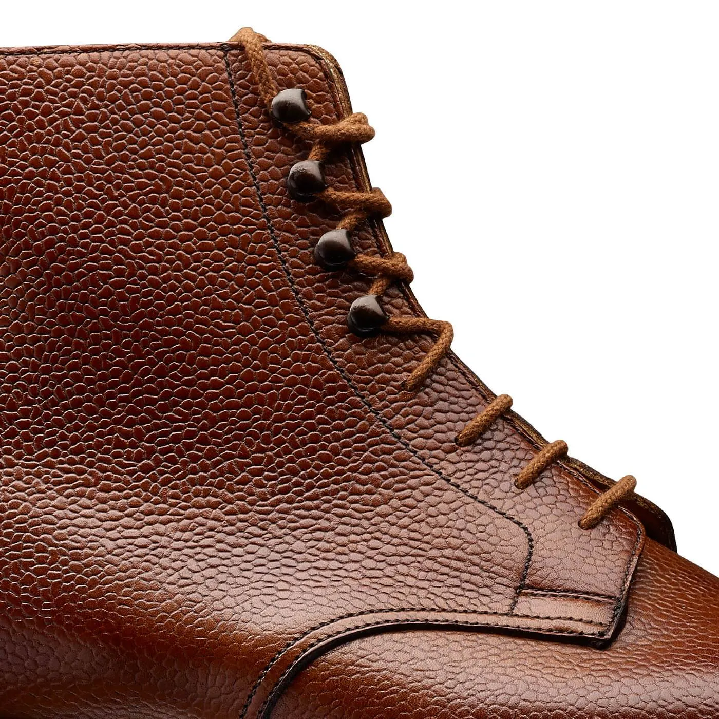 Coniston Tan Scotch Grain Midday Comfort Gloss Grain