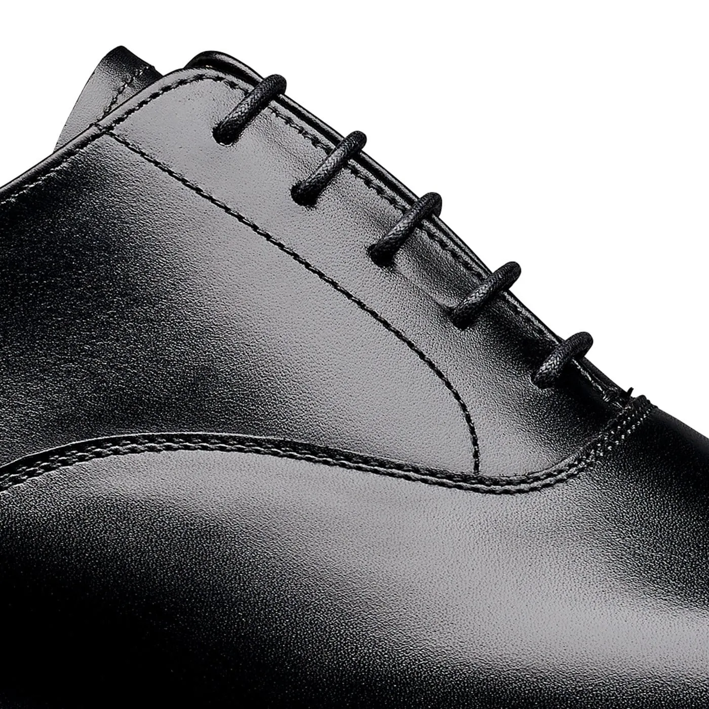 Connaught 2 Black Calf (City Sole) Matte Finish Fashion Focused Smooth Form Sharp Dresser