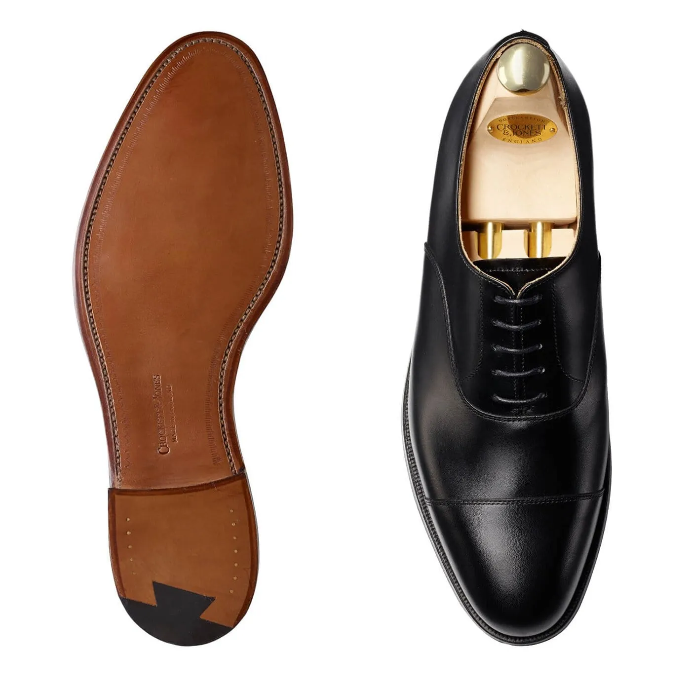 Formal Lace-ups Tan Oxfords Connaught Black Calf