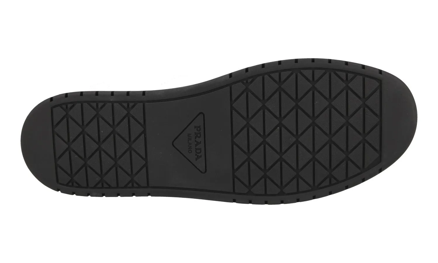 Prada Women's White Leather Downtown Sneaker 1E792M SlipResistant