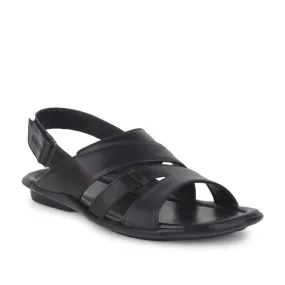 Casual Sandals Coolers By Liberty COOL99-90 Mens Black Formal Sandal