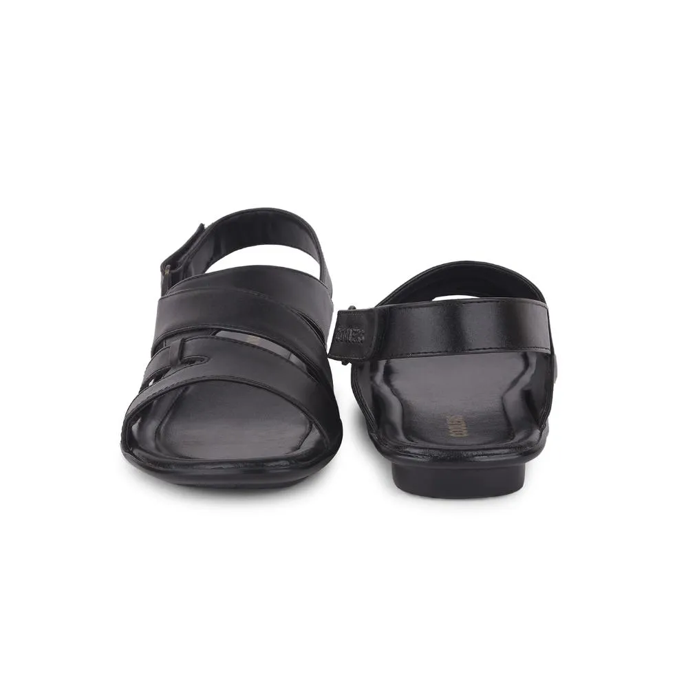 Sporty Sandals Coolers By Liberty COOL99-90 Mens Black Formal Sandal