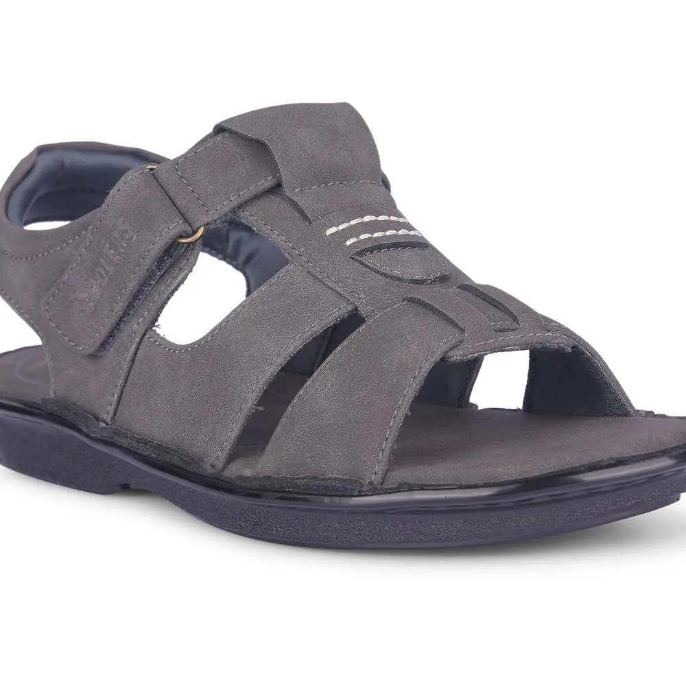 Quality Design Coolers By Liberty Mens FLEXO Grey Casual Sandal