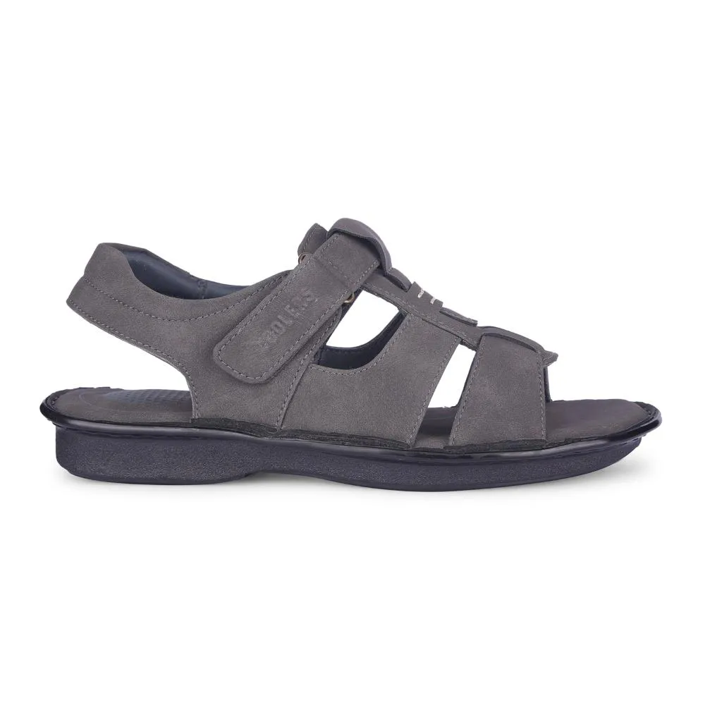 Coolers By Liberty Mens FLEXO Grey Casual Sandal synthetic leather Walking