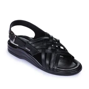 Coolers Formal (Black) Sandals For Men 7123-84 By Liberty Outfit Boost