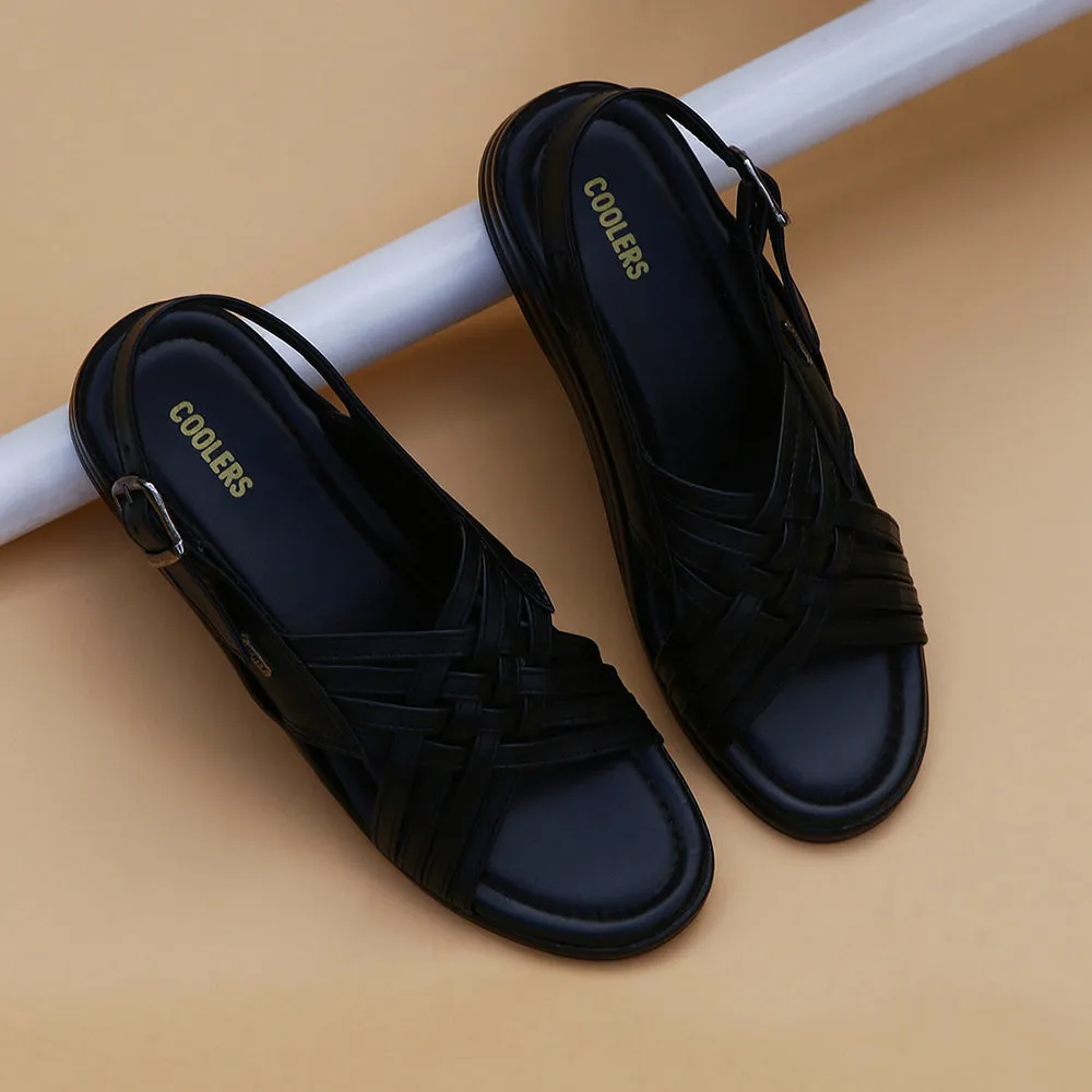 Fashionable Design Coolers Formal (Black) Sandals For Men 7123-84 By Liberty