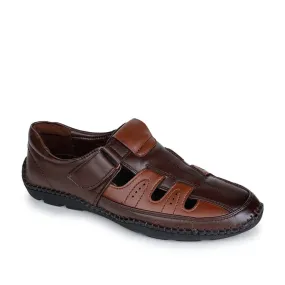 Coolers Formal (Brown) Sandals For Men BM-6N By Liberty Classic Flip-flops Functional Fit