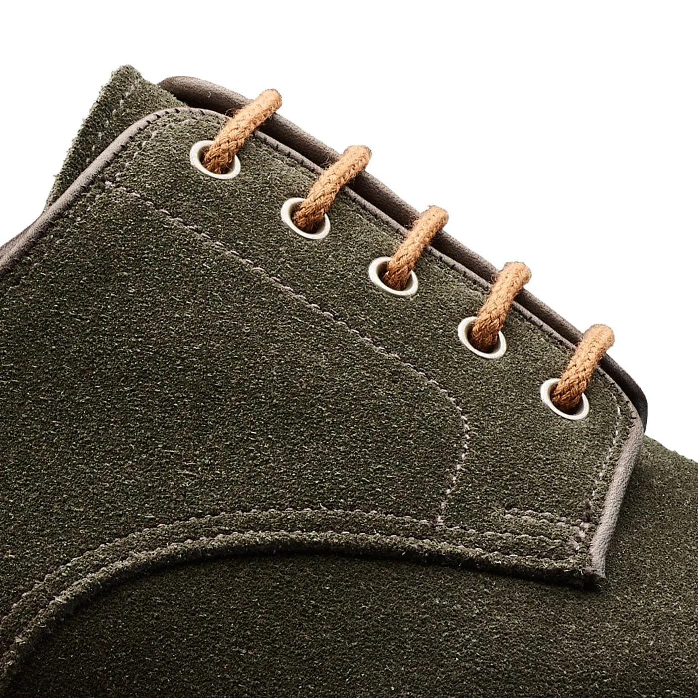 Multi-Purpose Style Cornell Earth Green Suede Elastic Fit Town Walk