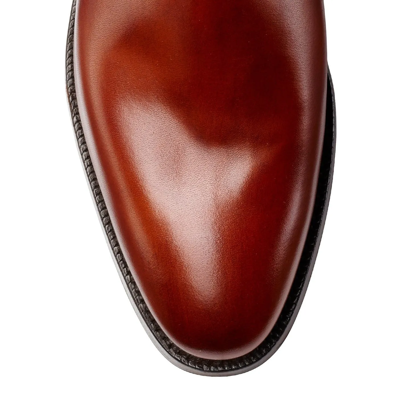 Cottesmore Chestnut Burnished Calf Monk Strap Loafer Style