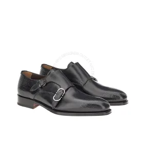 Leaf Glow Ferragamo Newson Double Monk-Strap Loafers