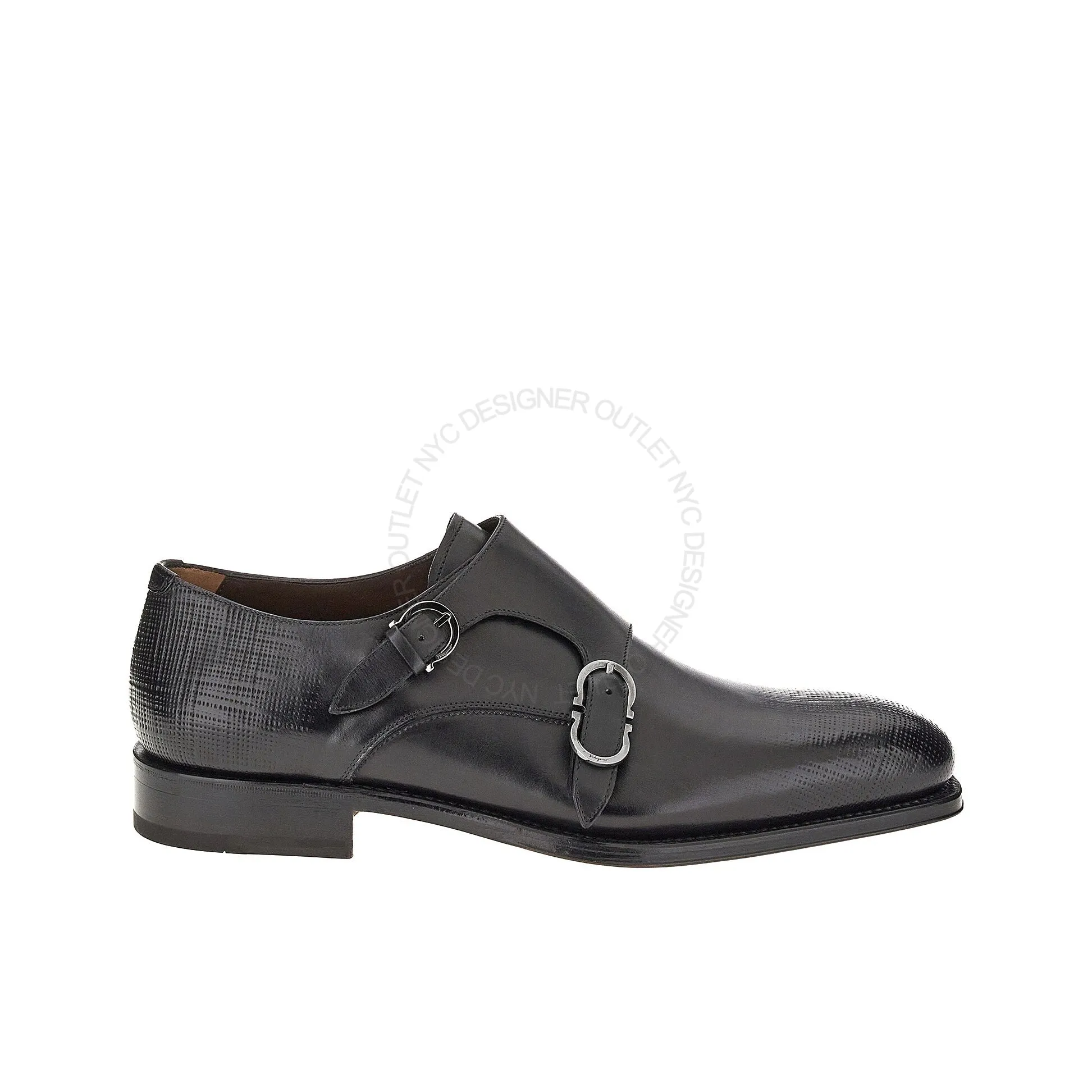 Practical Wear Ferragamo Newson Double Monk-Strap Loafers