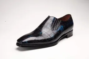 Crocodile Shoes Crocodile Leather Formal Penny loafer Casual Slip On  Shoes For Men Harbor Dock