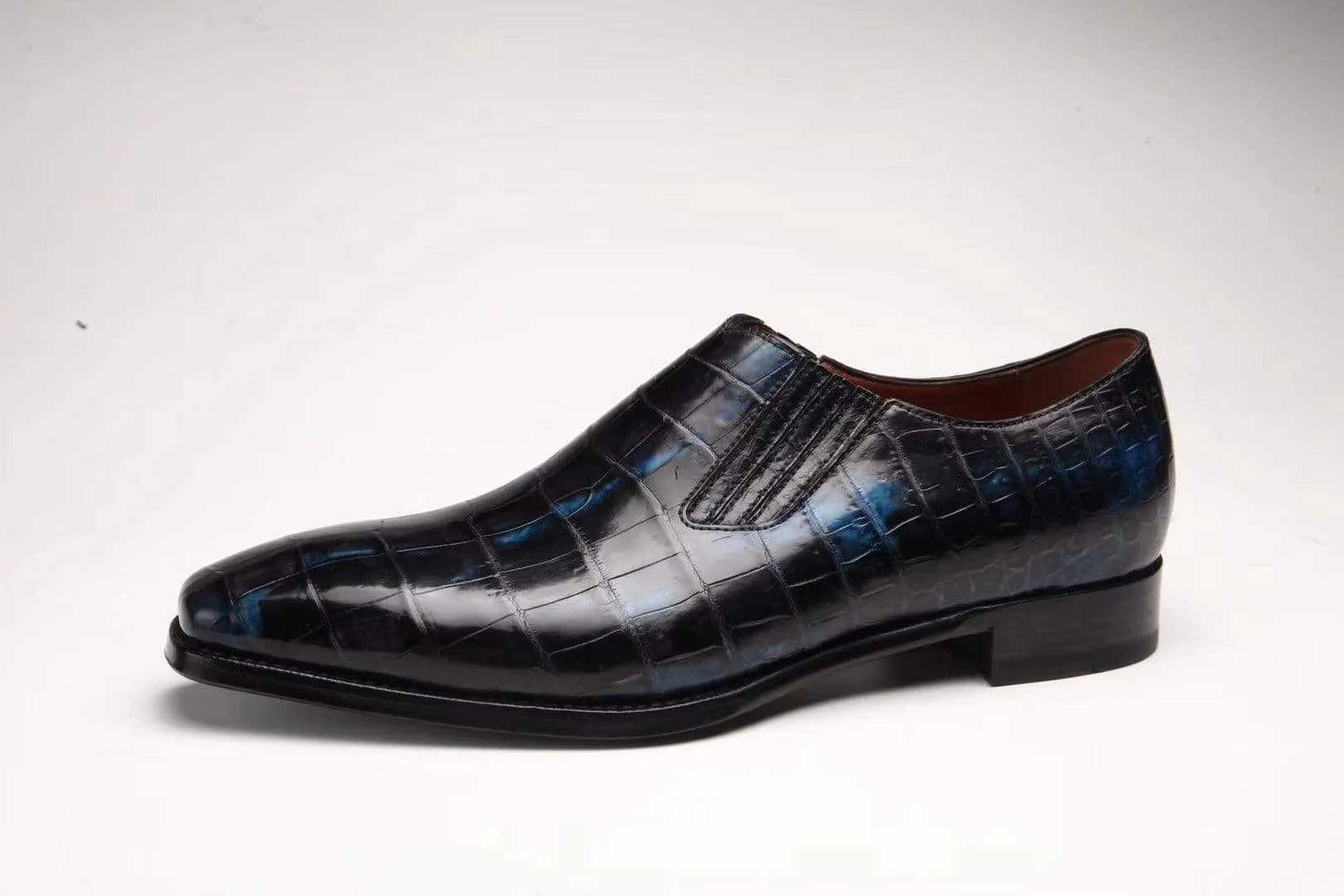 Crocodile Shoes Crocodile Leather Formal Penny loafer Casual Slip On  Shoes For Men city trip