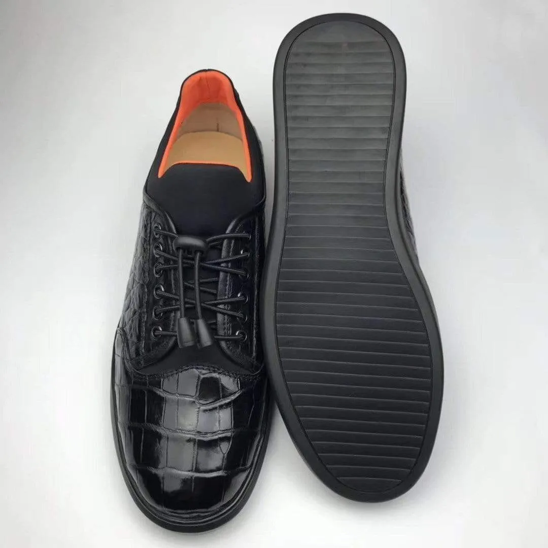 Crocodile Shoes Crocodile Leather Snakers And Slip On Shoes Shore Walk