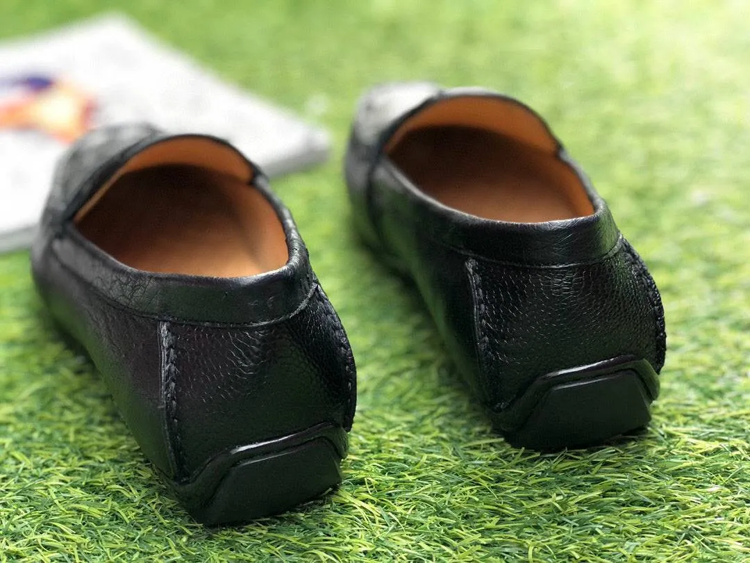 Self Care Dinner Out Crocodile Shoes Ostrich Leather Shoes Mens Slip-On Driving Loafer Shoes