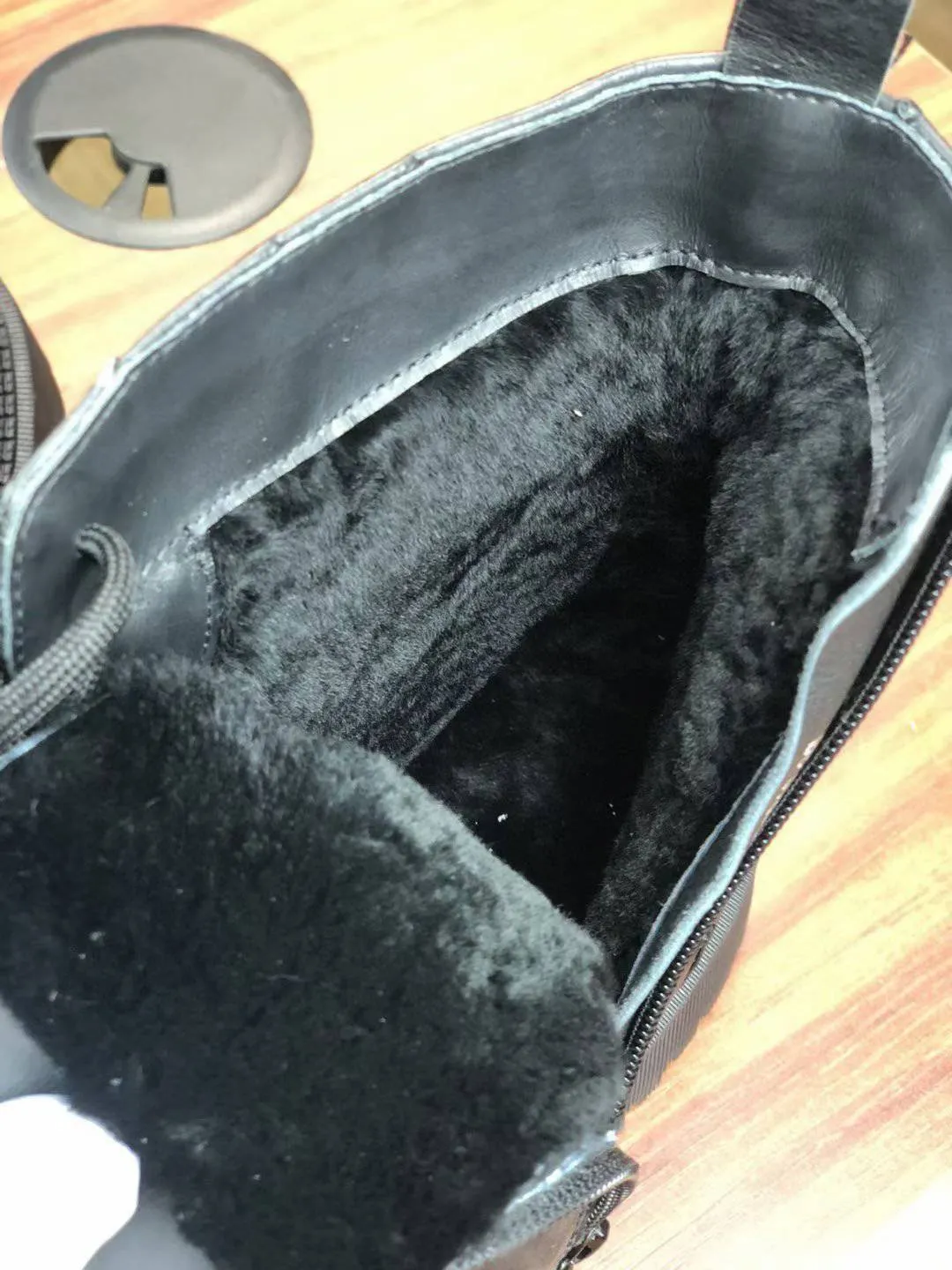 Crocodile Shoes Women's Ostrich Leather Parker Combat Boots Black comfort shoes Breathable Slip-Ons