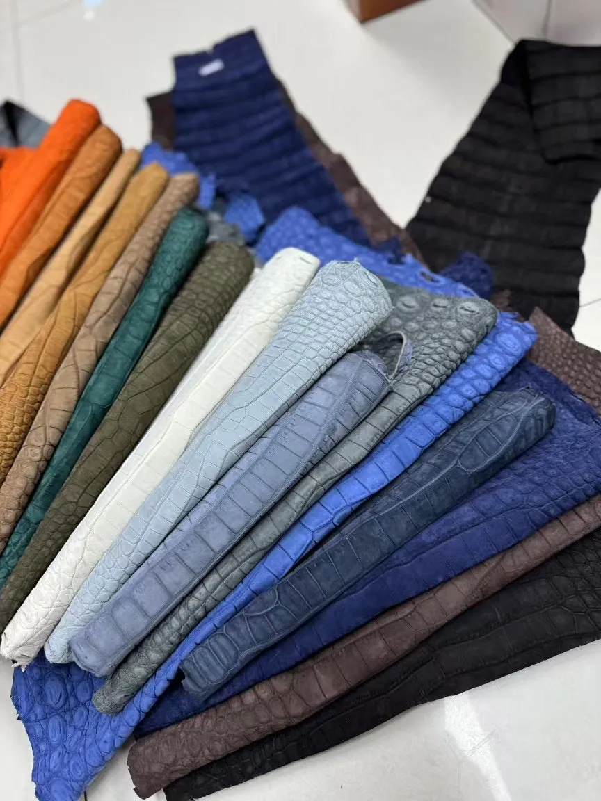 Walkable Flats Casual Wear Crocodile Slippers Men's Crocodile Leather Slippers