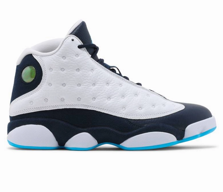 moisture - wicking insole shoes Men's Nike Air Jordan 13 Retro (Obsidian Blue)