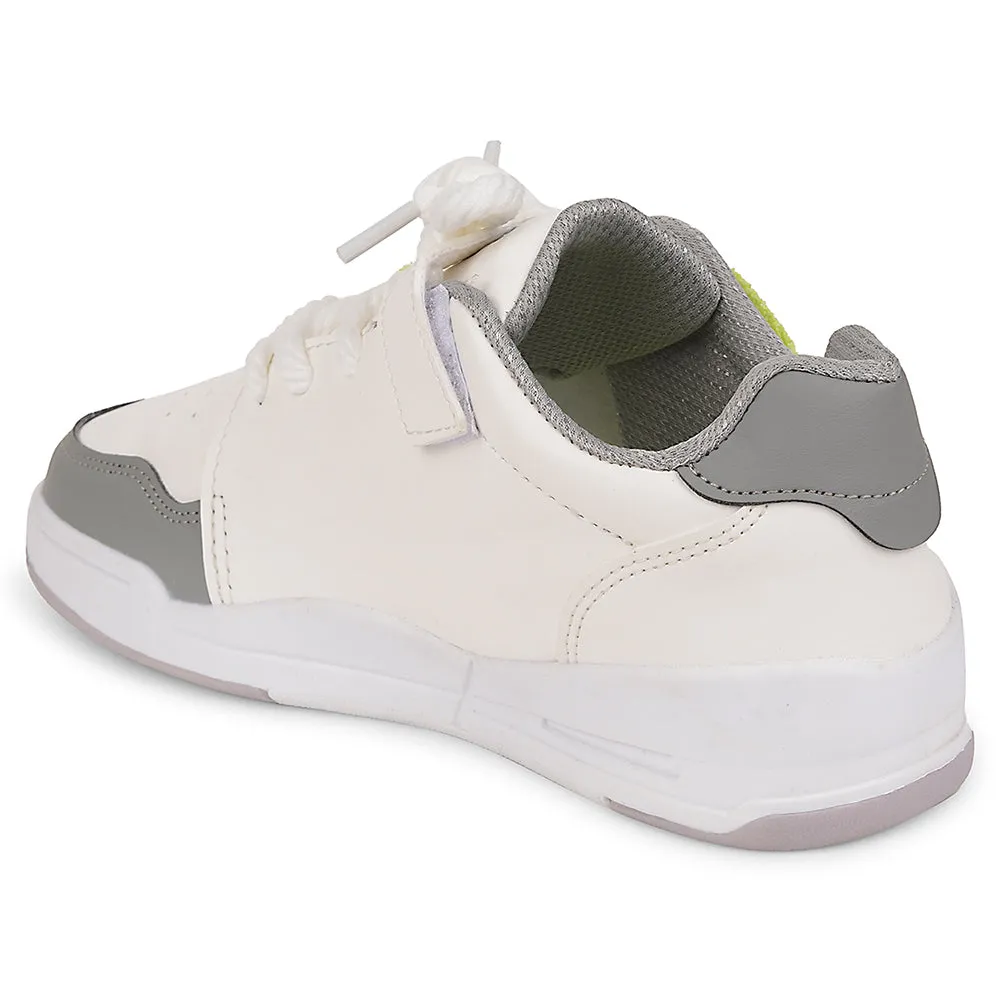 Cool-down Leap7x Grey Casual Lacing Sneakers For Kids ENVY-2 By Liberty