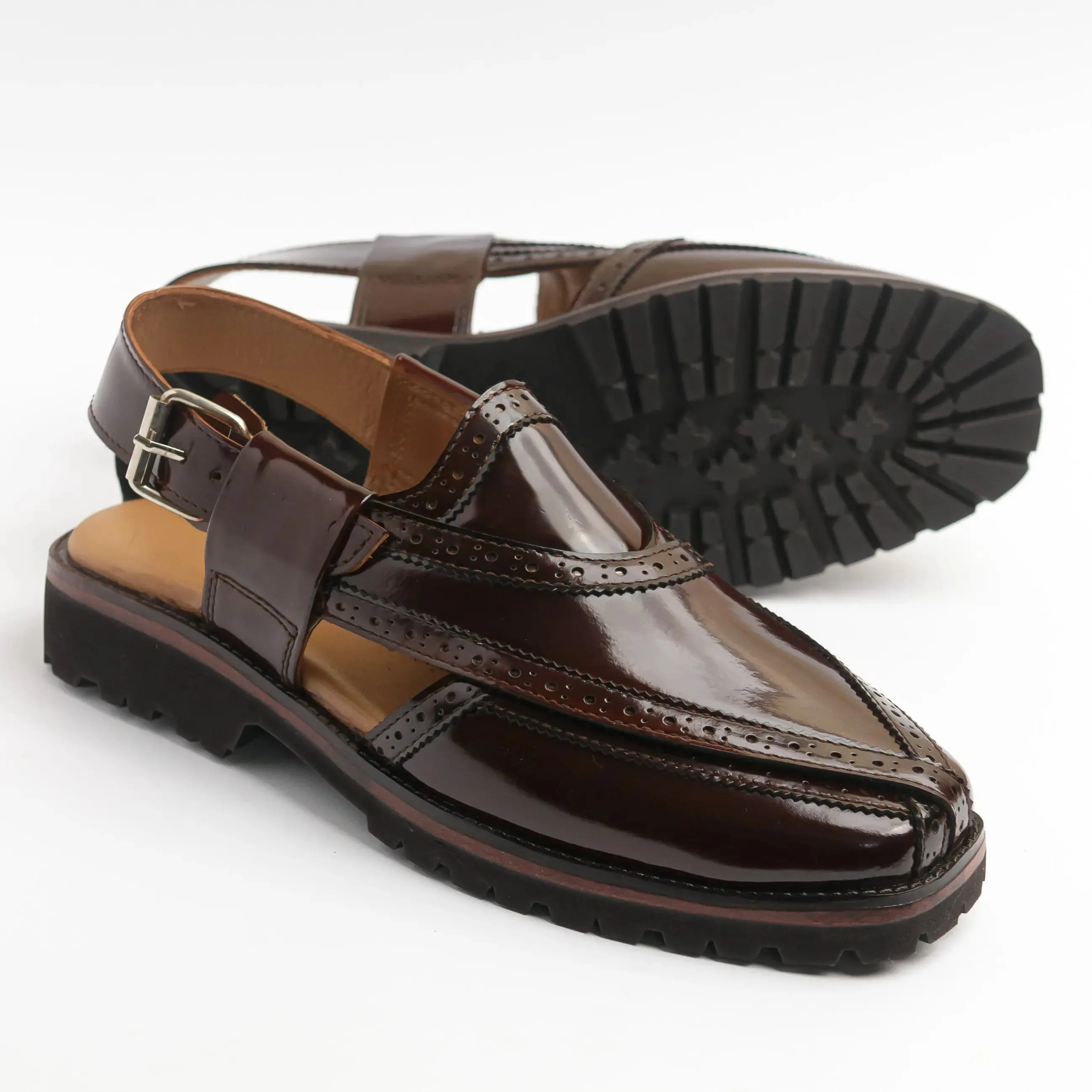 Badshah - Coffee Brown Smart Leather Fit Luxe Detail Networking Event