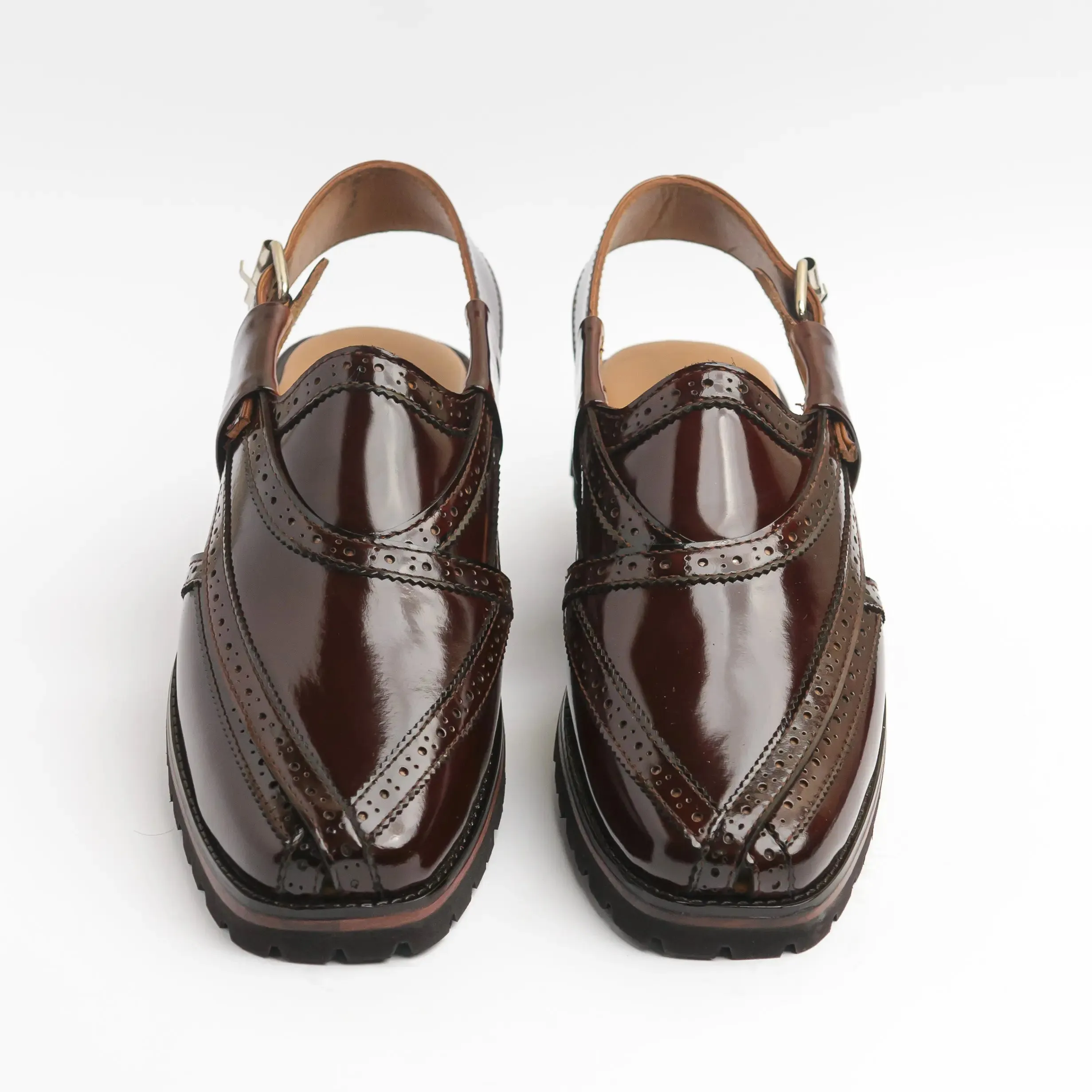 Badshah - Coffee Brown Sophisticated Comfort Wholecut Oxfords