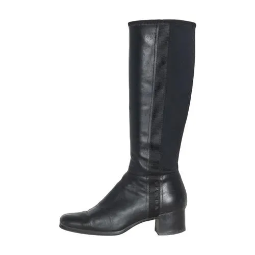 Prada Sport Square-Toe Tall Boots Lightweight