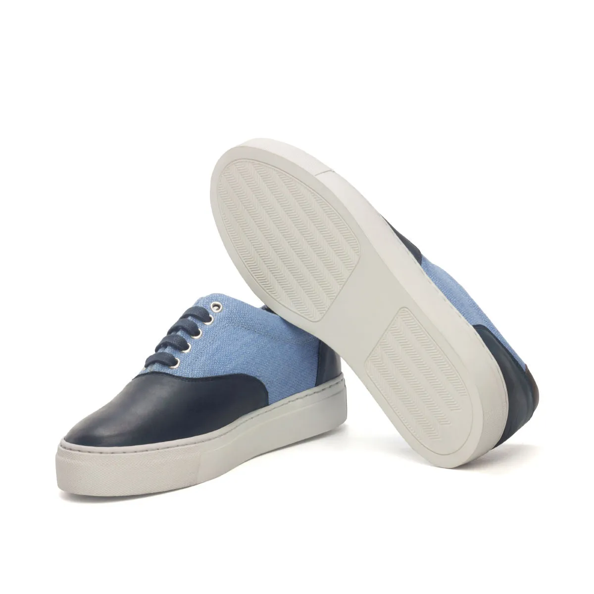 Sneaker Fashion Smart Moves Classic Linen & Leather Top-Sider Trainers