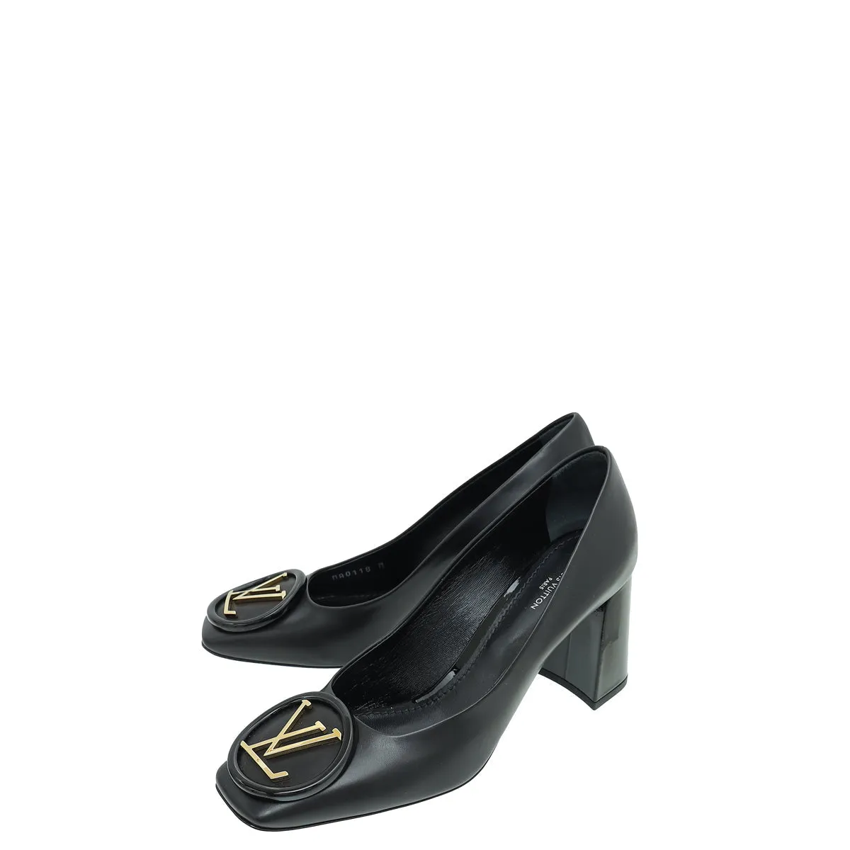 Louis Vuitton Black Madeleine Pumps 37 Feather Light Modern Commuters
