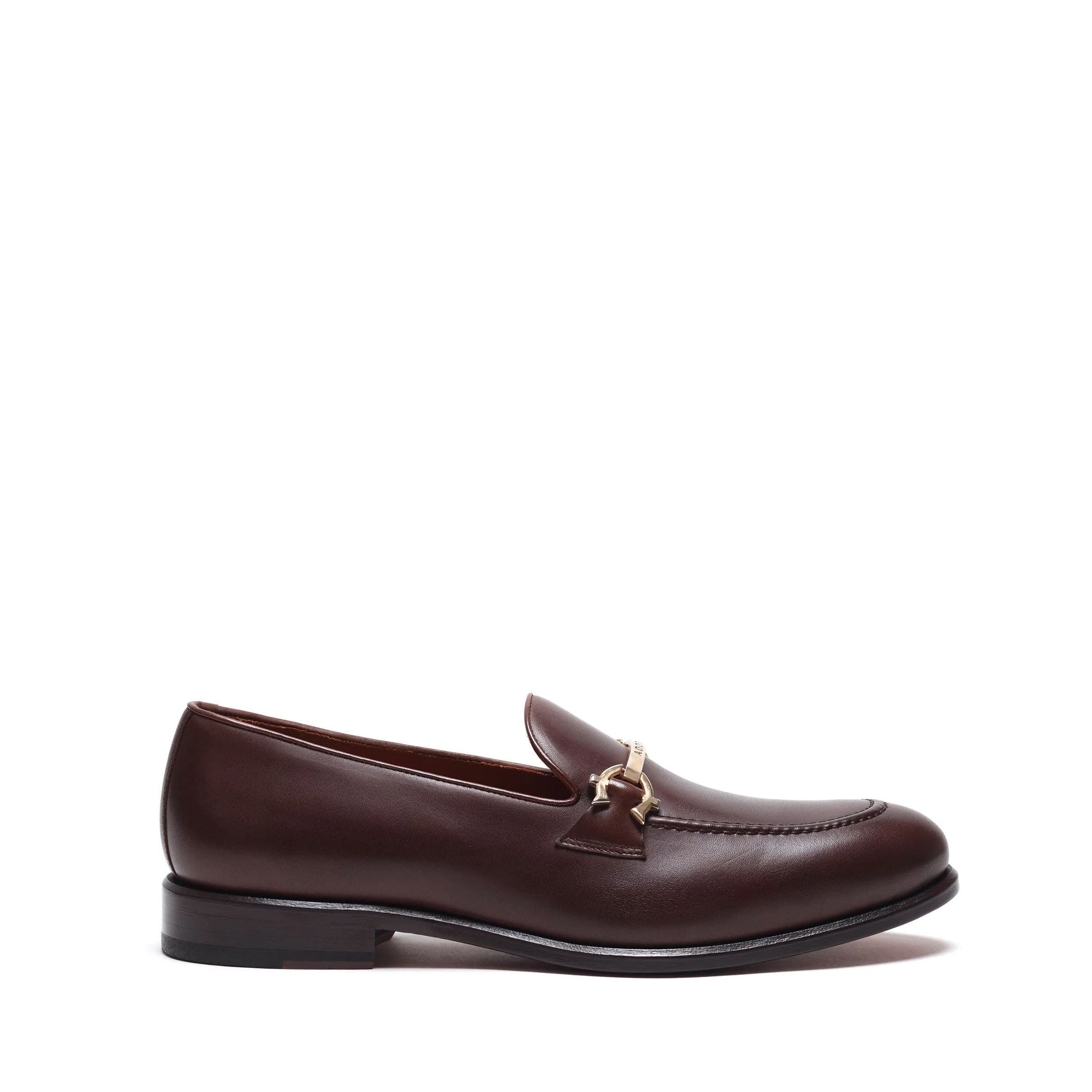 Classic Look Dark Brown Calf Horsebit Loafer Day-to-Day Wear Practical Walking Shoes