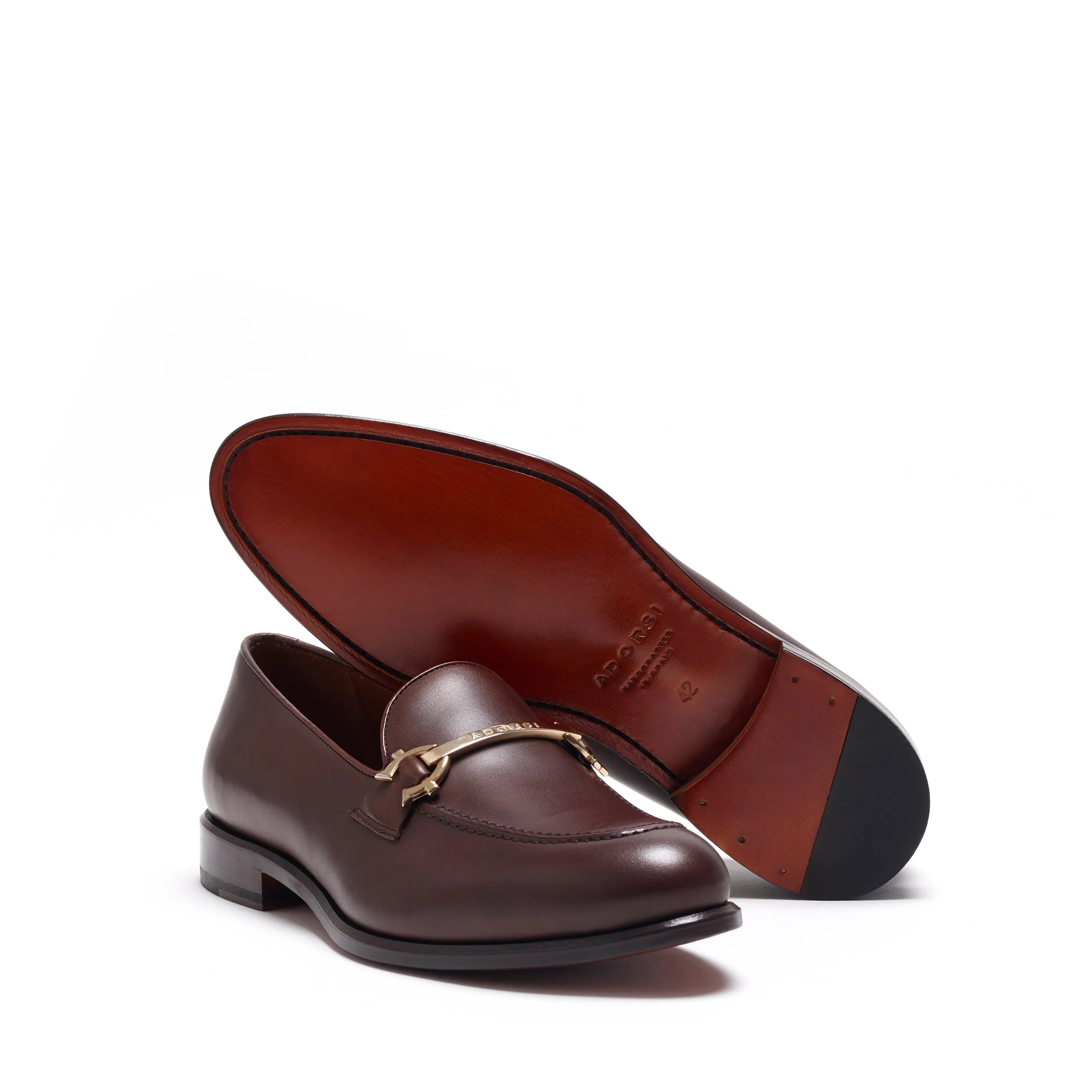 Dark Brown Calf Horsebit Loafer Lightweight Fit
