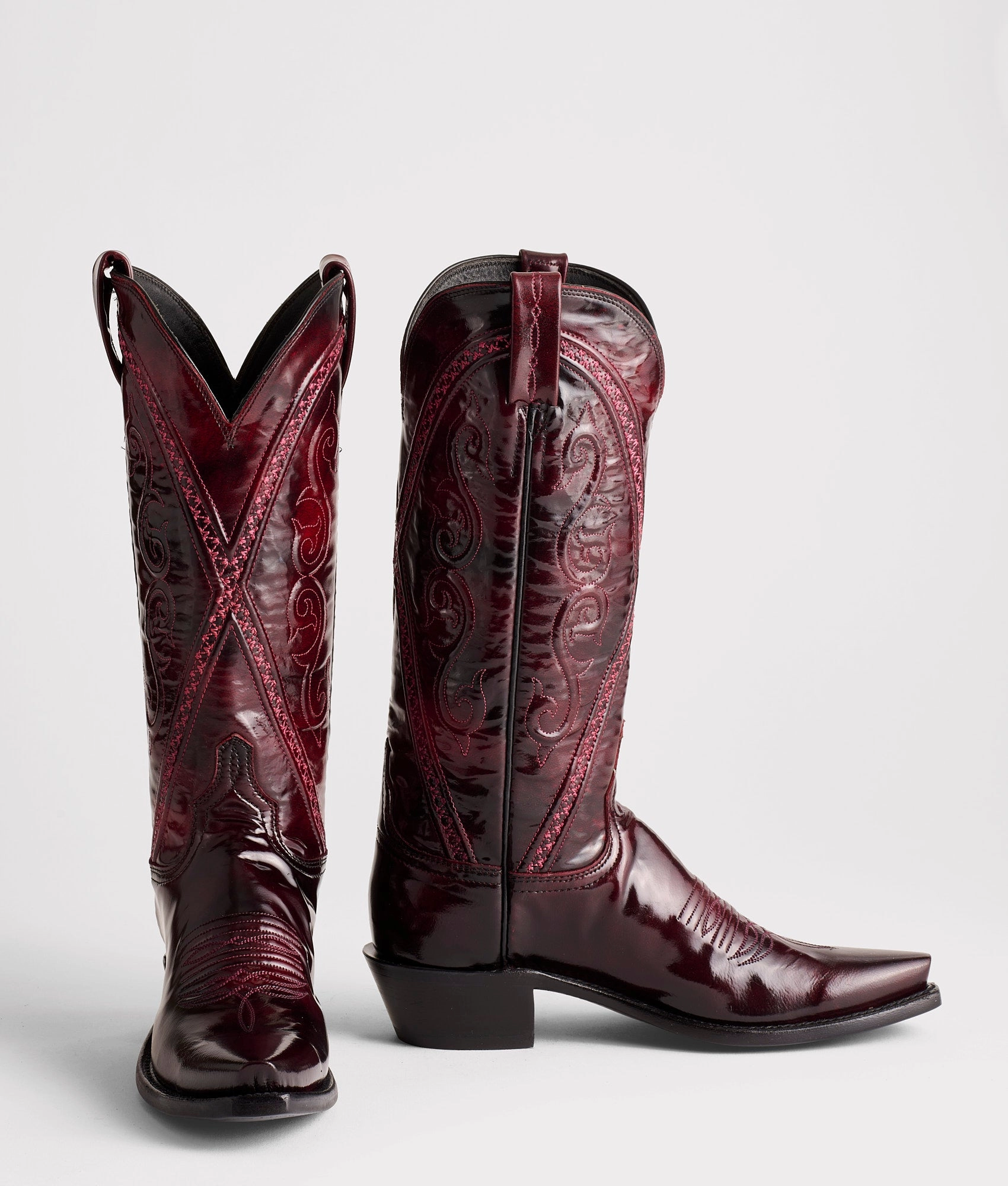 Darlene :: Black Cherry Grippy Outsole Functional Minimalist