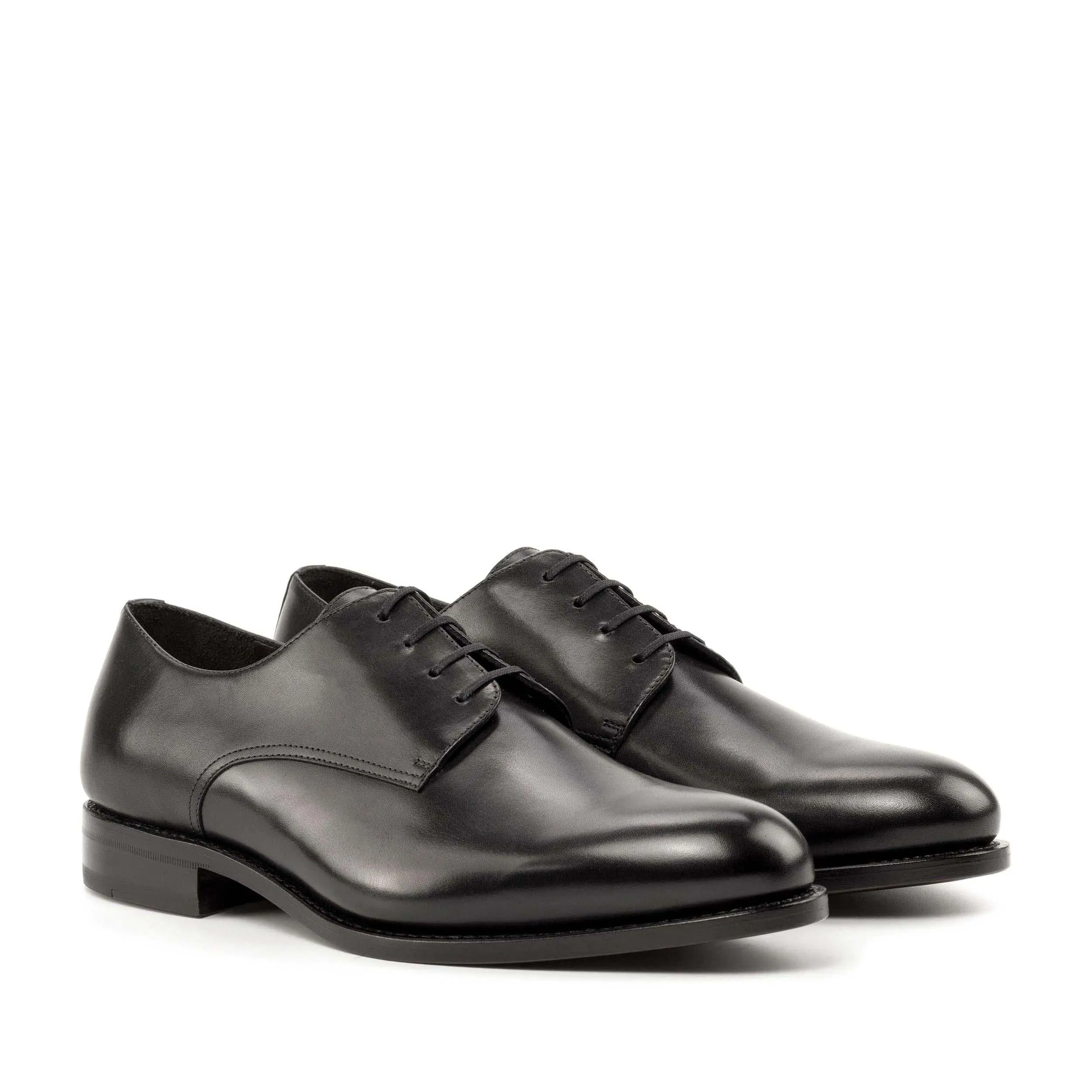 Derby black box calf Lined Comfort