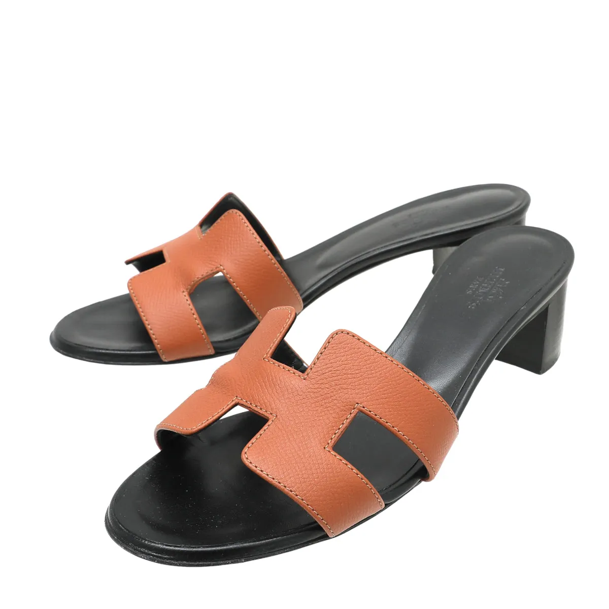 Snow Grip Top quality Hermes Natural Oasis Sandal 37