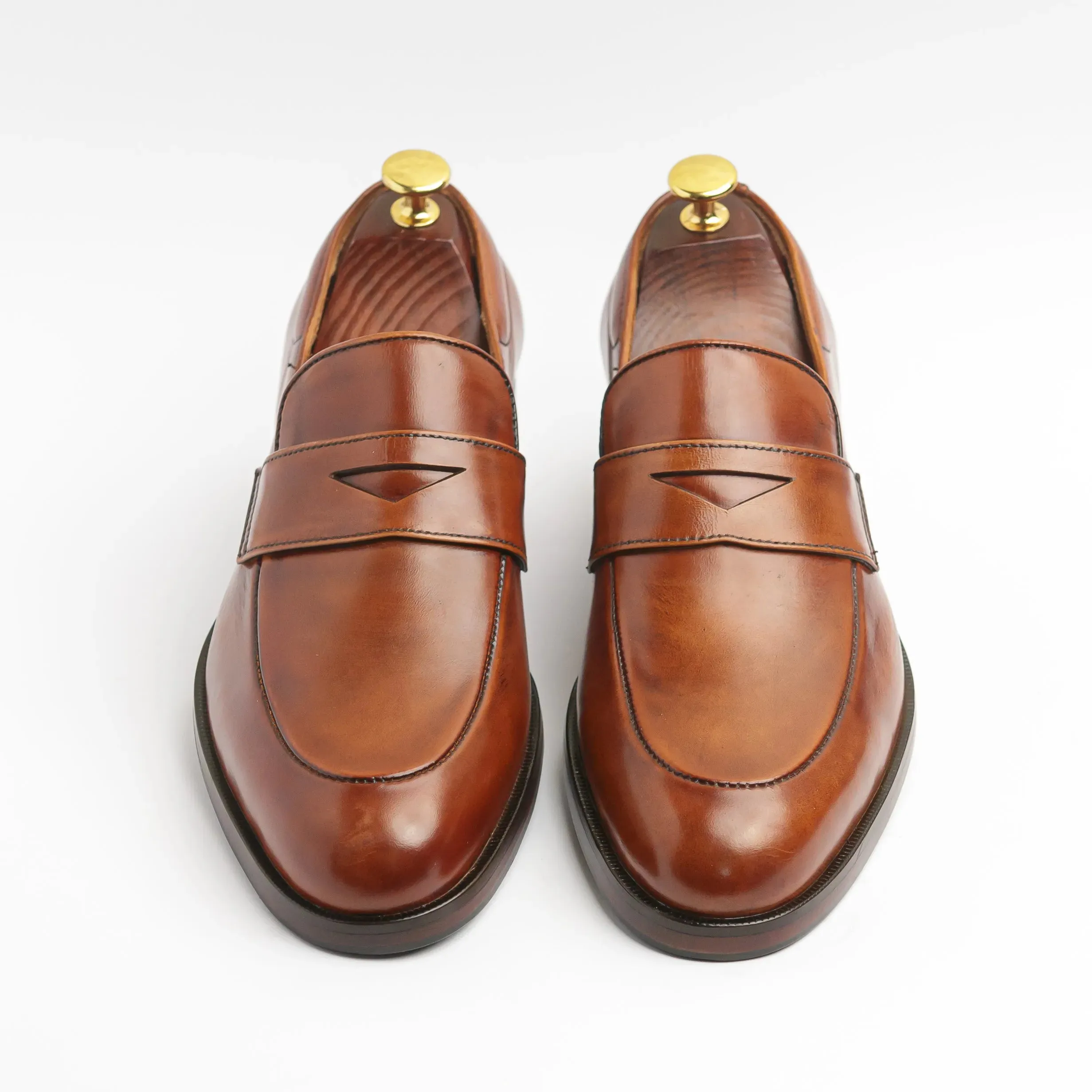 Brogue Oxfords Stable Fit Busy Commuter Diplomat - Dark Tan