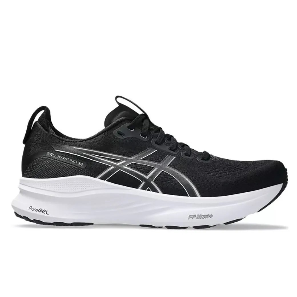 Quick Break Mens Asics Gel-Kayano 32 Extra Wide in Black/White