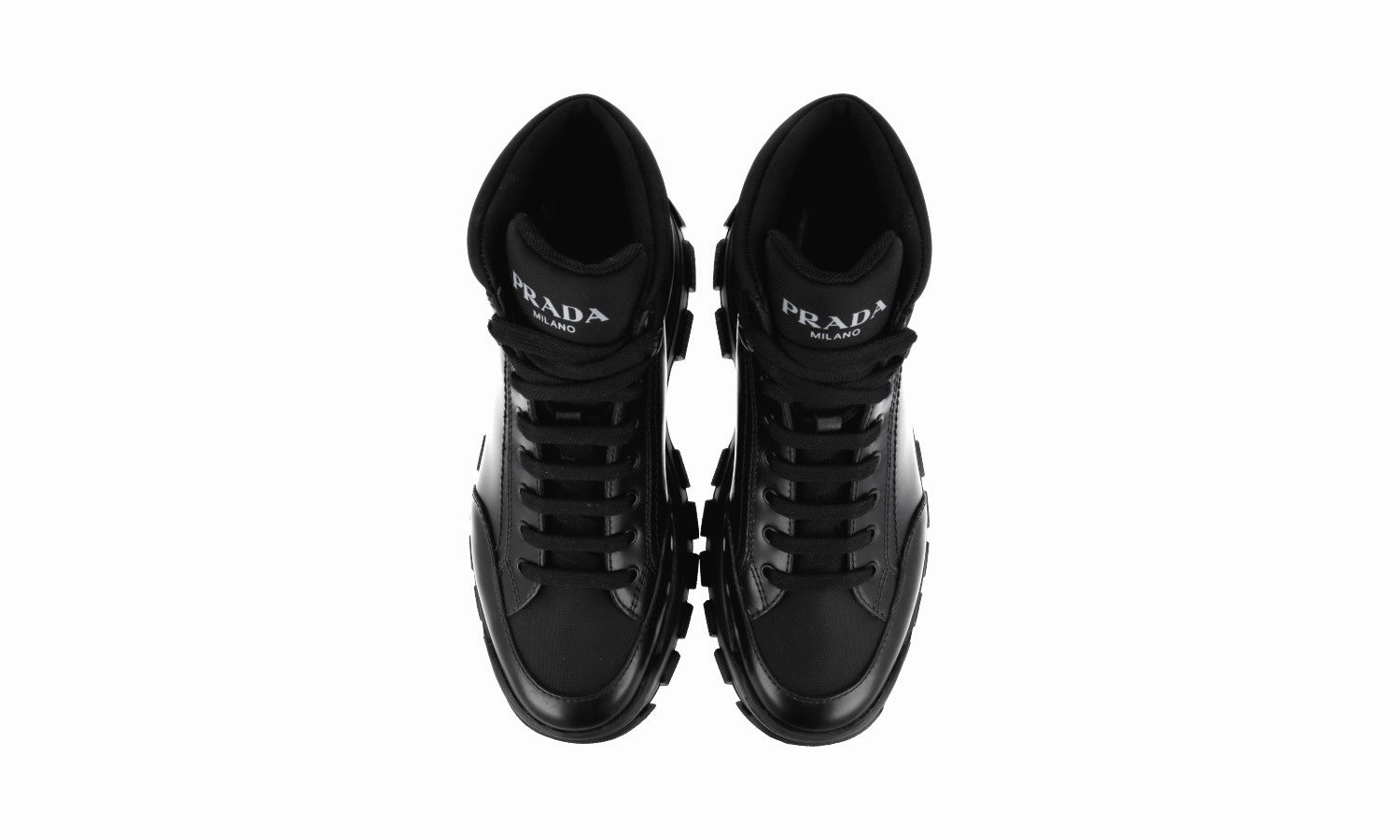 City Essential Prada Men's Black Leather Half-Boot 2TG155