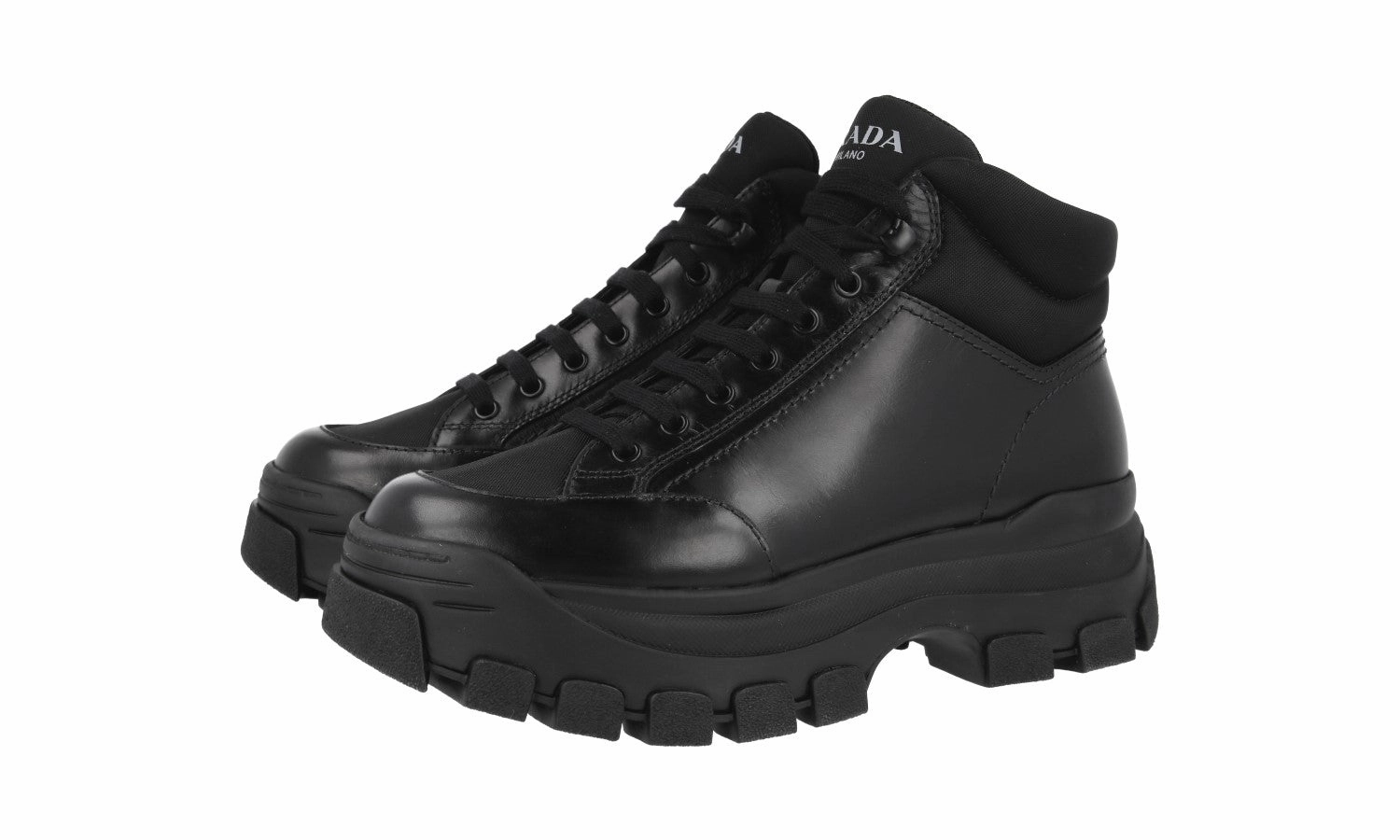 Urban Detail Daily Routine Prada Men's Black Leather Half-Boot 2TG155