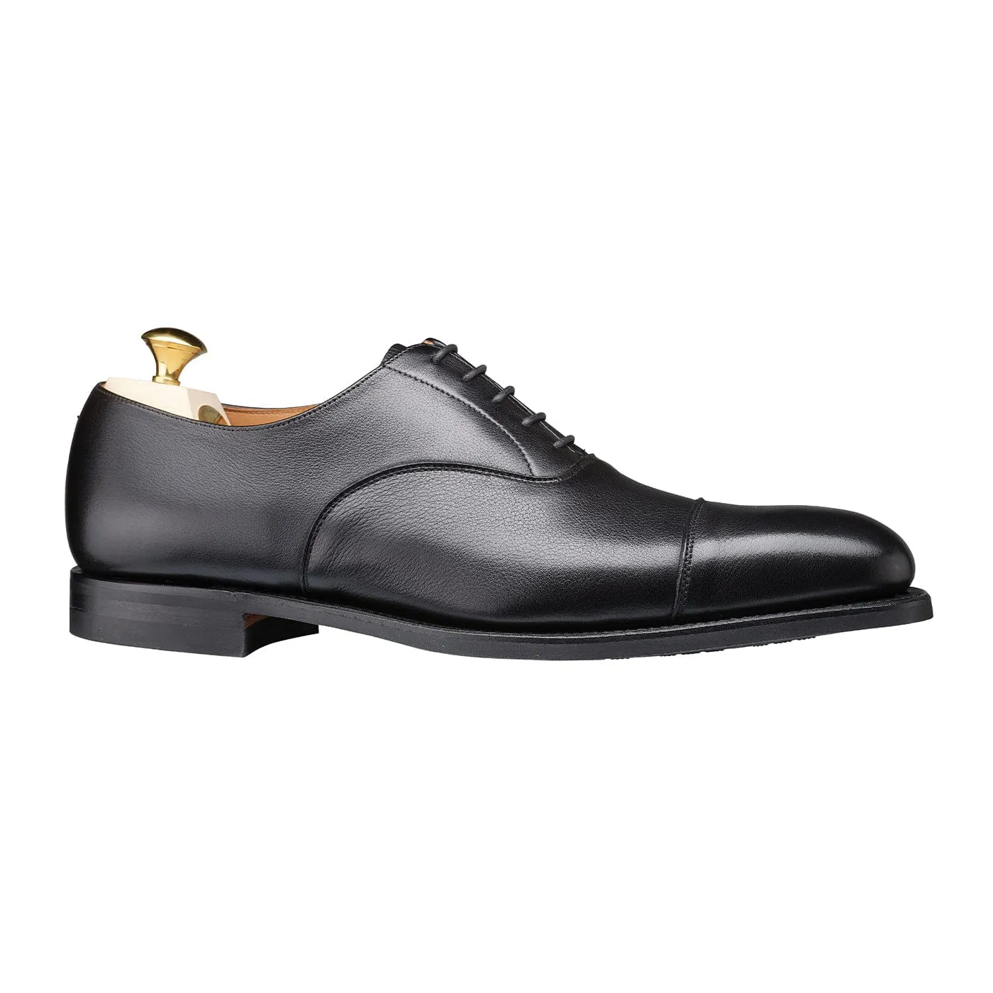Slim Profile Boardroom Wear Smart Casual Shoes Dorset Black Milled Calf