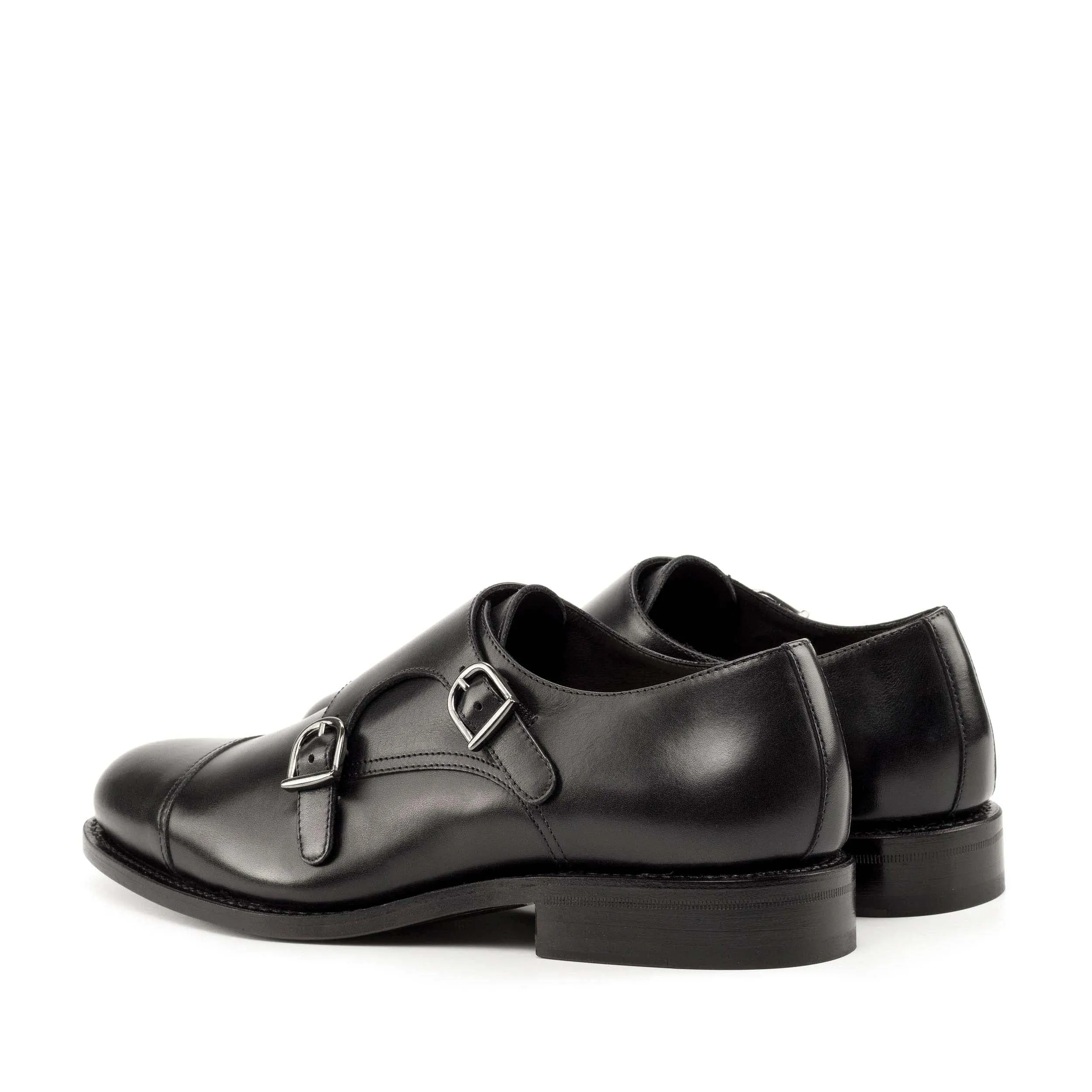 Polish Edge Work Agenda Double Monk black box calf