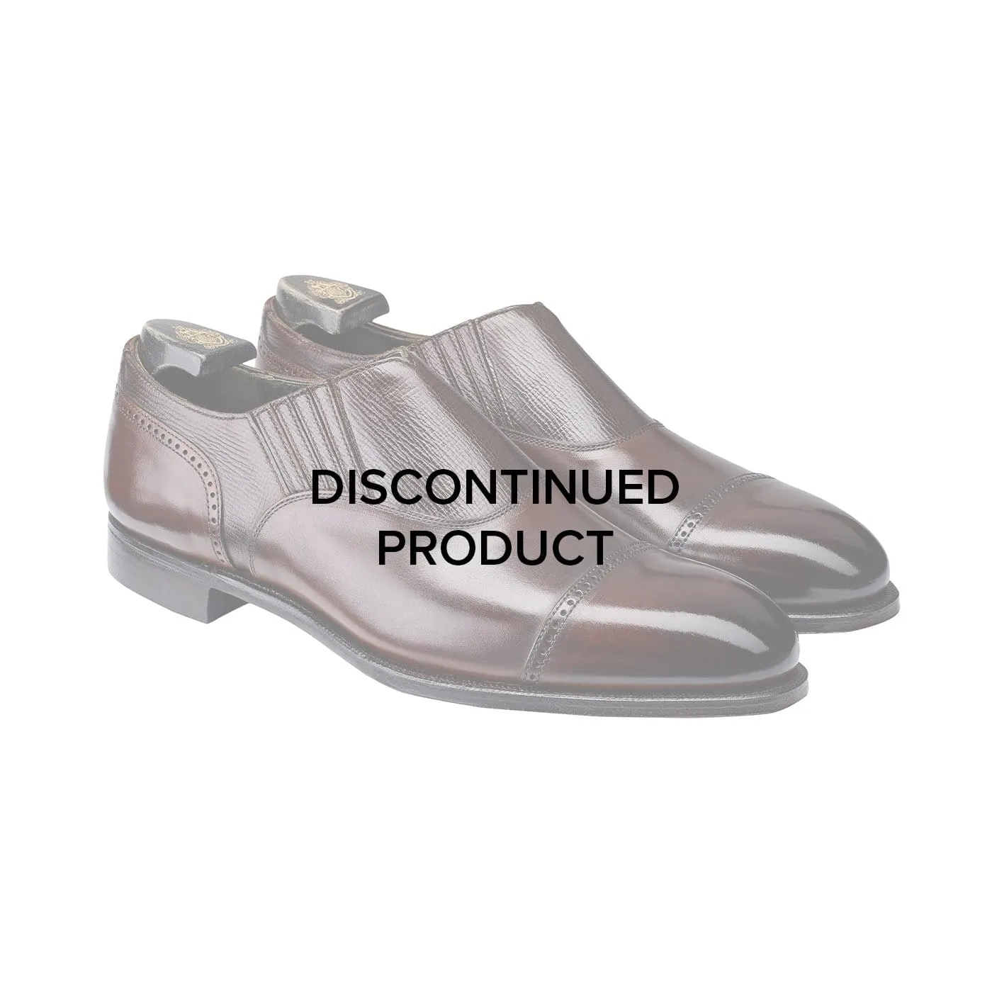 Main Walk Shiny look Magee Dark Brown Antique Calf & Dark Brown Willow Grain