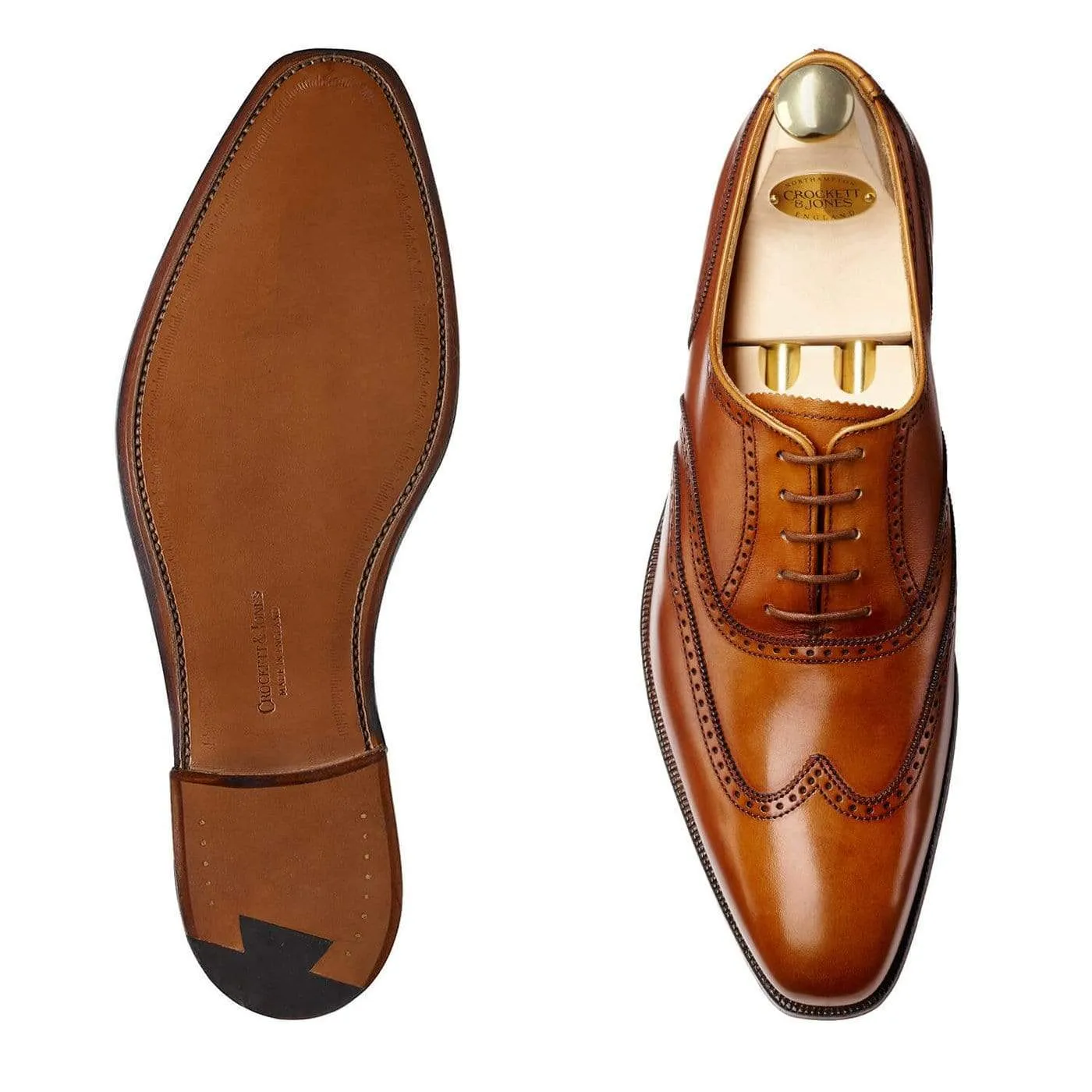Drummond Tan Burnished Calf Sleek Design Event Look