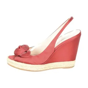 Prada Satin Wedges Fast Track