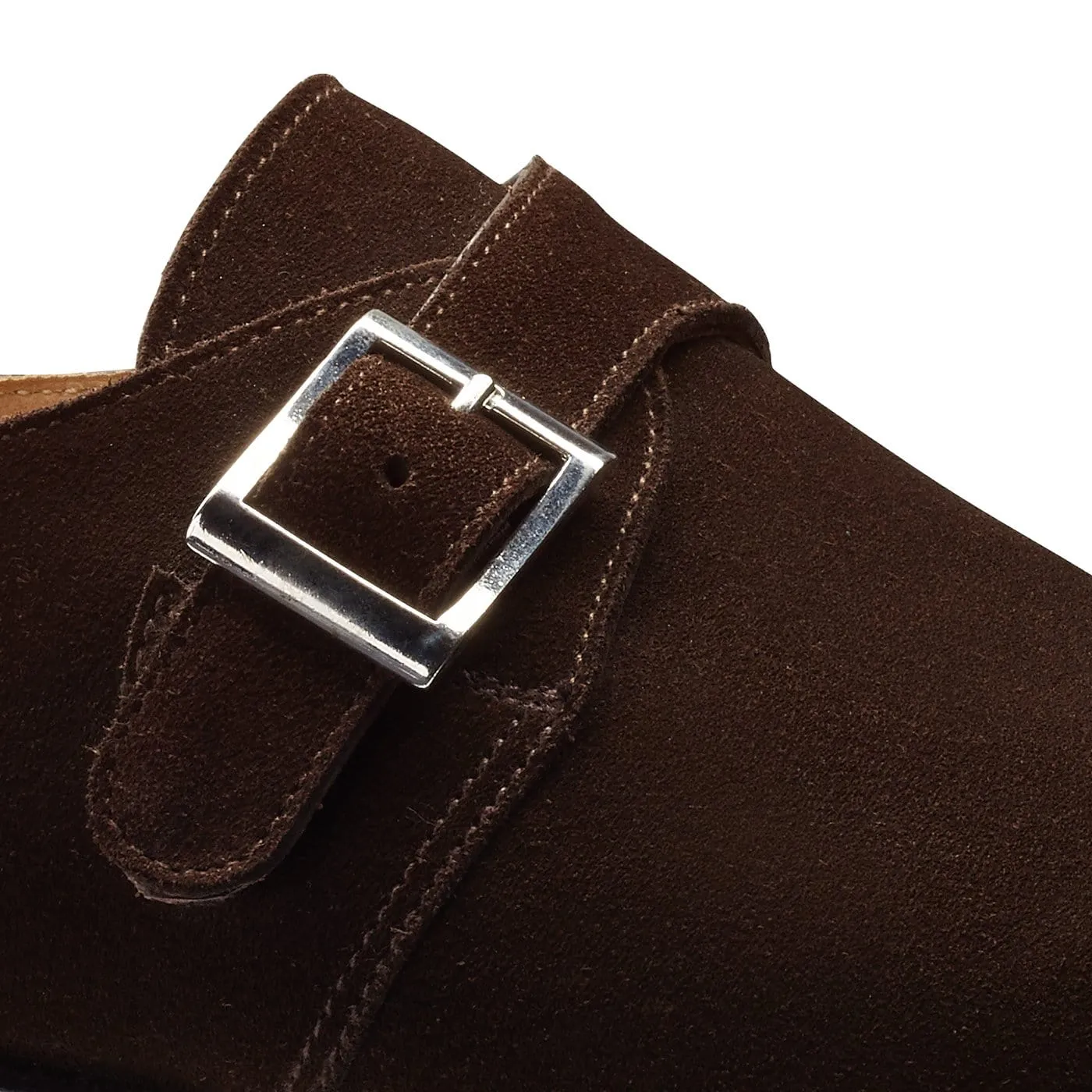 Refined Shape Monkton Dark Brown Calf Suede