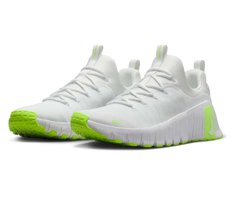 Men??s Nike Free Metcon 6 (White/Volt) Huge functionality